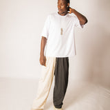 Camiseta Box Tech Oversized Branca