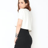 Cropped Abandona Offwhite