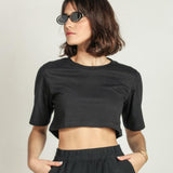 Cropped Reto Preto
