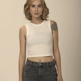 Cropped Ribana Offwhite