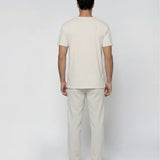 Camiseta Pergunta pro claudinho Relax Offwhite