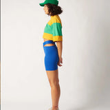 Cropped Recorte Oversized Amarelo