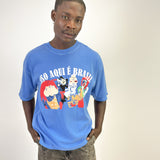 Camiseta Brasil Urban Oversized Azul