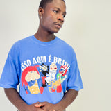 Camiseta Brasil Urban Oversized Azul