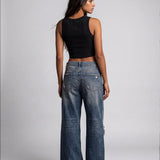 Regata Cropped Preta Brasil