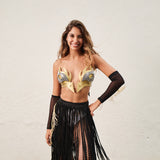 Par Bracelete Dourado