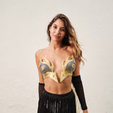 Par Bracelete Dourado