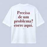 Camiseta Corre Aqui Quadrille Oversized