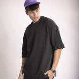 Camiseta Aleska Oversized Grafite