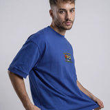 Camiseta Last Dance College Oversized Azul