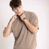 Camiseta Suedine BOX Marrom