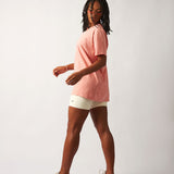 Camiseta BR.O Relax Rosa - Orgânica