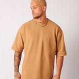 Camiseta Tricô Caqui