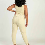 Calça Moletom Areia