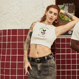 Cropped Tu tá no Brasil Bordada