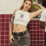 Cropped Tu tá no Brasil Bordada