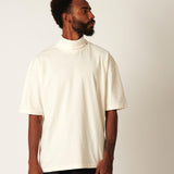 Camiseta Gola Alta Offwhite Oversized