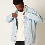 Camiseta Gola Alta Offwhite Oversized