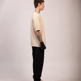 Camiseta Noventa Oversized Areia Estonado