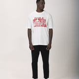 Camiseta Baile Noventa Oversized Branca