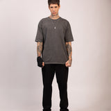 Camiseta Noventa Oversized Grafite
