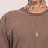 Camiseta Noventa Oversized Marrom Estonado