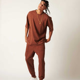 Camiseta Noventa Oversized Marrom