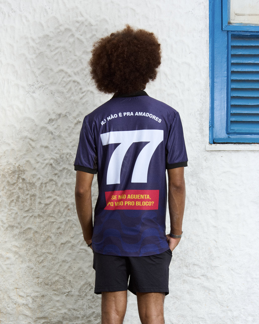 Lab 77 Camiseta Polo Carnaval de Rua 77 Azul – LAB77
