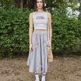 Regata Cropped Fui na feira