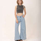 Cropped Ribana Grafite