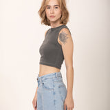 Cropped Ribana Grafite