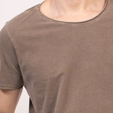 Camiseta Relax Marrom Estonado