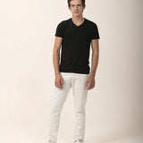 Camiseta Tech Modal Gola V Preto