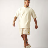 Camiseta Tricô Oversized Offwhite