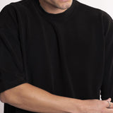 Camiseta Tricô Oversized Preto