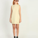 Vestido Moletom Areia