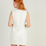 Vestido Moletom Offwhite