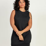 Vestido Moletom Preto