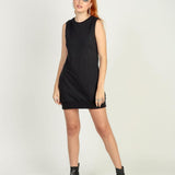 Vestido Moletom Preto