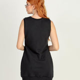 Vestido Moletom Preto