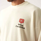 Camiseta Sorry Oversized